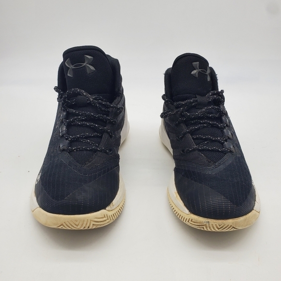 UNDER ARMOUR CURRY 3 Basketball Sneakers Size 7 Youth Shoes Black - Picture 7 of 11